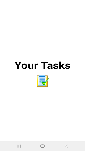 Your Tasks Screen 2