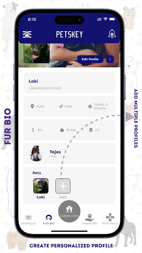 Android application Petskey screenshort