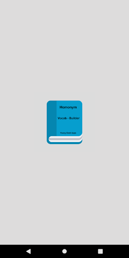 Android application Vocab Builder - Homonym (Conf screenshort