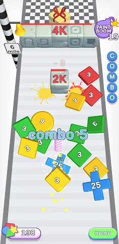 Bustle Shape: 3D merge game 20 - Screenshot 2