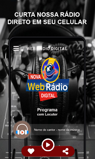 Android application Web Rádio Digital screenshort