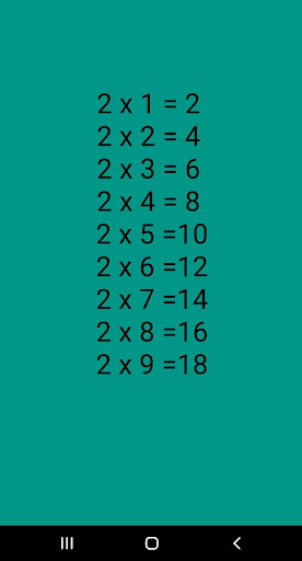 Multiplication9x1 Screen 3
