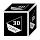 3D Flat White Icon Pack
