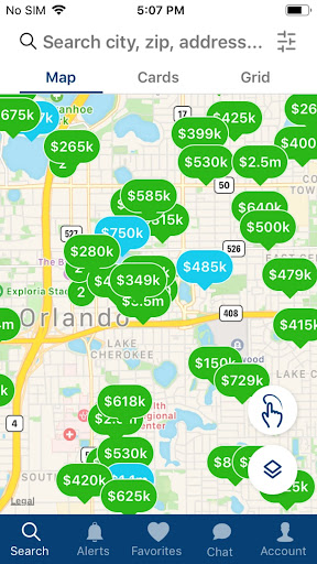Android application UP by Upwell Realty screenshort