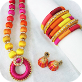 Silk Thread Jewellery Designs icon