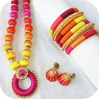 Silk Thread Jewellery Designs