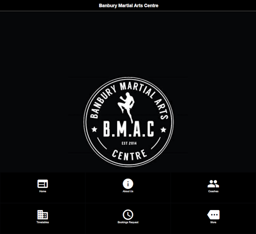 Android application Banbury Martial Arts Centre screenshort