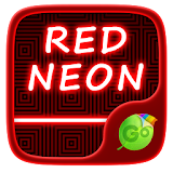 Red Neon GO Keyboard Theme icon