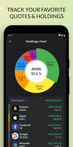 Captura de Pantalla 22 Stock Market Live - Stoxy android