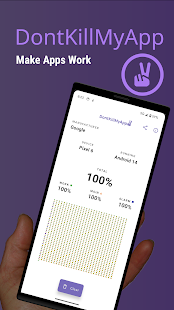 DontKillMyApp: Make apps work Screenshot