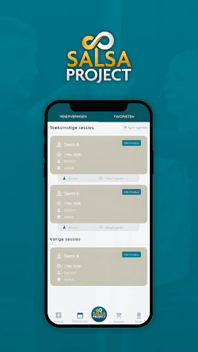 Android application Salsa Project screenshort