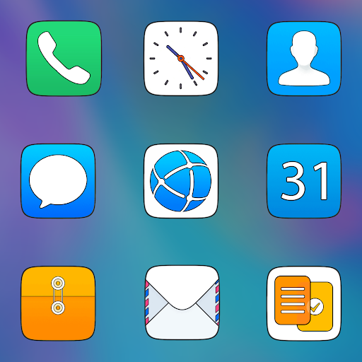 Emui Carbon - Icon Pack Screen 2