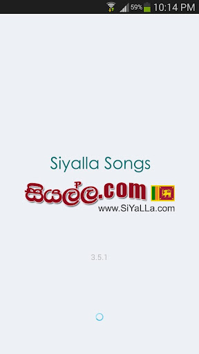 Android application Siyalla Sinhala Songs screenshort