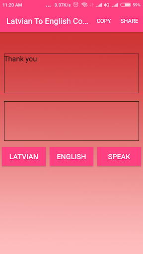 Latvian To English Converter Screen 2