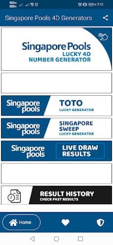 4D Generator: Singapore Poolsのおすすめ画像1