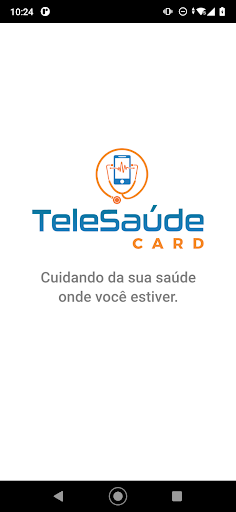 Android application TeleSaúde Card screenshort