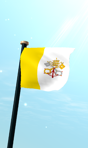 Android application Vatican City Flag 3D Wallpaper screenshort