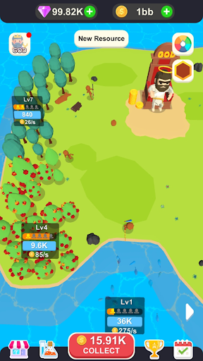 Idle Initial World Screen 2