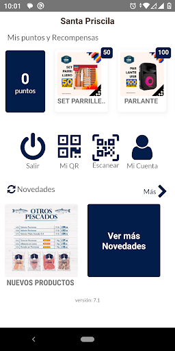 Android application Santa Priscila screenshort