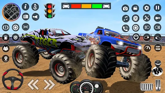 US Monster Truck Derby Game 3D