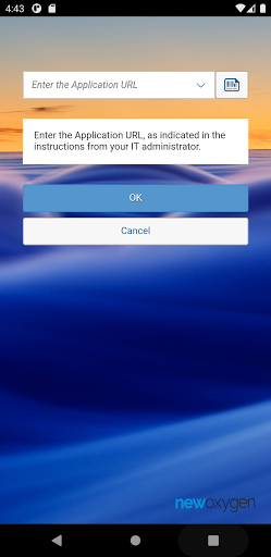 Newoxygen Client Screen 2