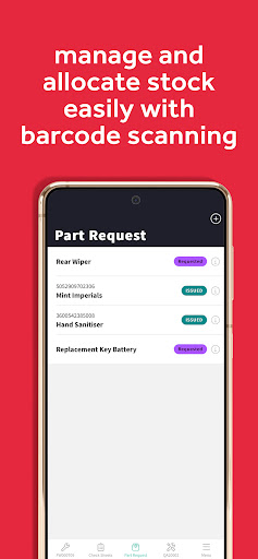FleetWave Technician Screen 3