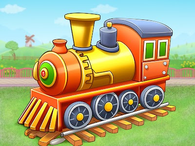 Kids Train Game: Build Station Unknown