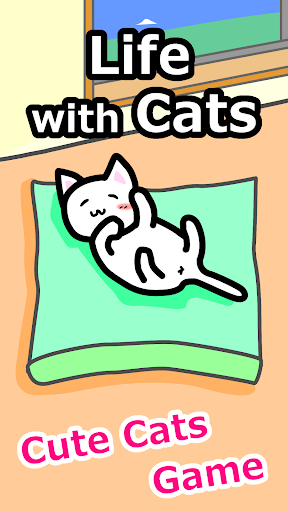 Android application Life with Cats - relaxing game screenshort