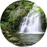 Waterfall forest wallpaper icon
