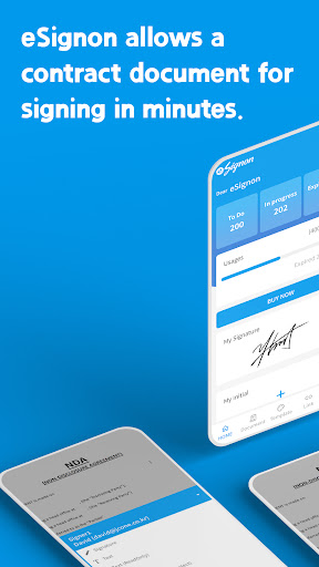 Android application eSignon - Upload & Sign screenshort