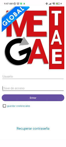 Android application MEGATAE GLOBAL screenshort