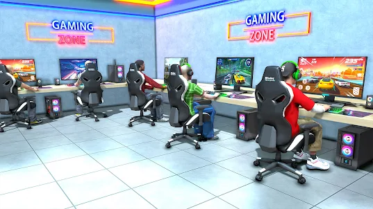 Jogo de simulador de cibercafé