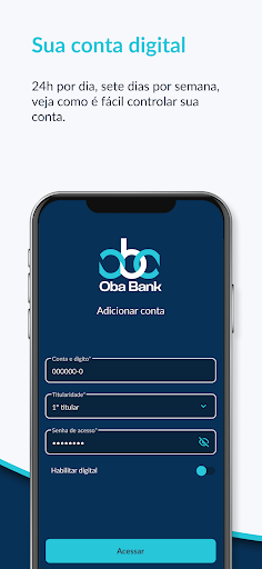 Android application ObaBank screenshort