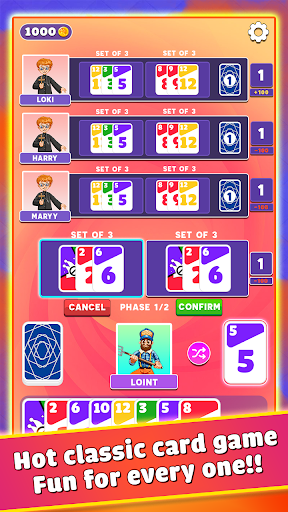 Phase Ten - Card game Screen 3