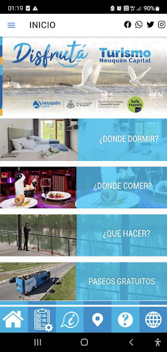 Android application Disfruta Turismo Neuquen screenshort