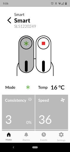 Android application V AIR Connect screenshort