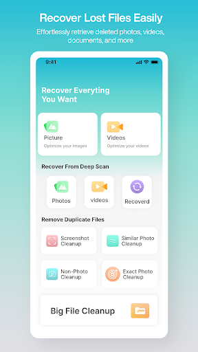 Android application Undeleter Recover Files & Data screenshort