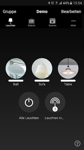 Mylights remote Screen 2