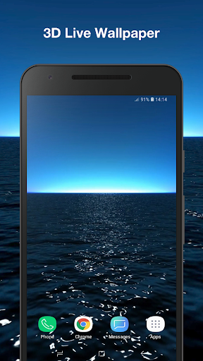 Android application 3d Ocean Live Wallpaper Pro screenshort