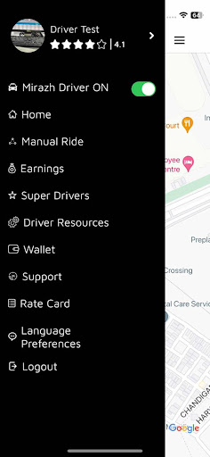 Mirazh Driver Screen 2