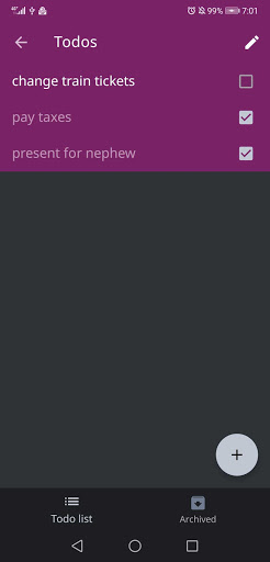 MyTodoList Screen 3