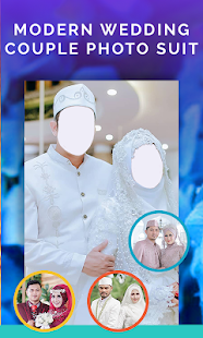 Modern Muslim Wedding Couple Photo Suit 1.3 APK screenshots 1