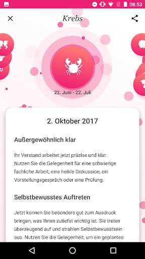 BILD der FRAU - Horoskop