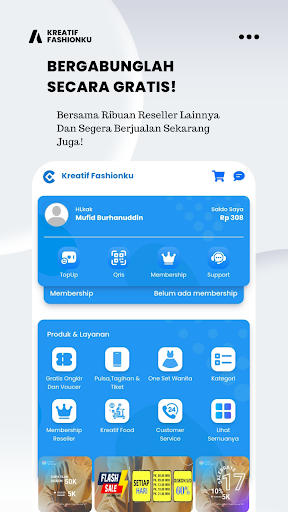 Reseller Dropship - Kreatif Screen 2
