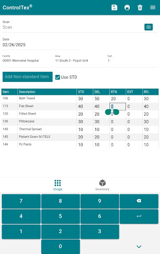 ControlTex® Data Entry Screenshot 3 - AppWisp.com