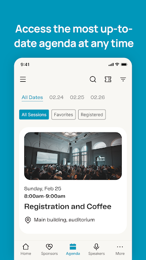 Android application Hexagon Events screenshort