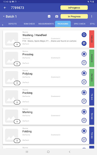 Centric Final Inspection Screen 3