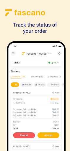 Fascano Vendor App Screen 3