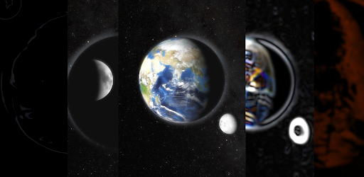 Earth and Moon Live Wallpaper
