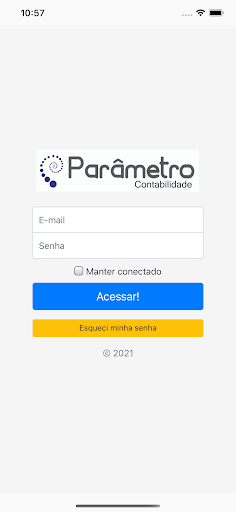 Android application Parâmetro Serviços Contábeis screenshort